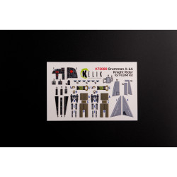 Kelik K72080 1/72 Grumman A 6a Knight Rider Interior 3d Decals For Fujimi Kit