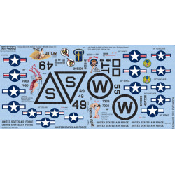 Kits World Kw144014 1/144 Decal For B-29 Superfortress Accessories For Aircraft