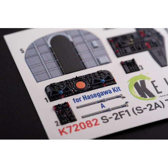 Kelik K72082 1/72 S 2a Tracker Interior 3d Decals For Hasegawa Kit