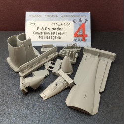 Cat4-r48100 1/48 F8 Crusader Conversion Set Early For Hasegawa