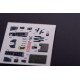 Kelik K72096 1/72 F 16c Interior 3d Decals For Hasegawa Kit