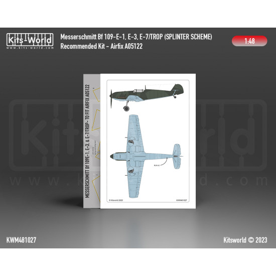 Kits World Kwm48-1024 1/48 Mask For Bell P-39 Airacobra Canopy/Wheel Hasegawa 09777