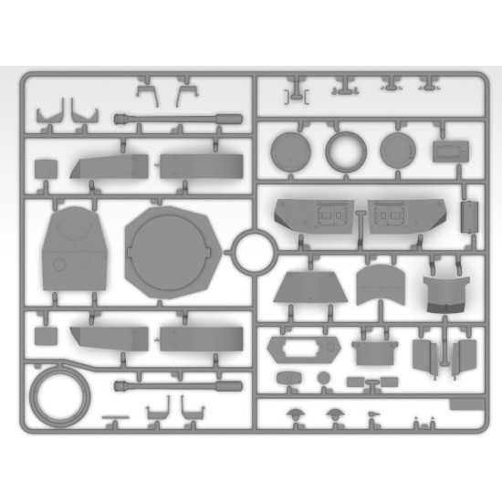 Icm 35360 1/35 Bergepanther With A Turret Pz.kpfw.iv Plastic Model Kit