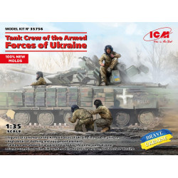 Icm 35756 1/35 Tankers Of The Armed Forces Of Ukraine Plastic Figures Kit