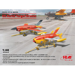 Icm 48399 1/48 Us Aerial Target Drones Scale Model Kit