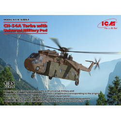 Icm 53057 1/35 Ch-54a Tarhe With Universal Military Pod Plastic Model Kit