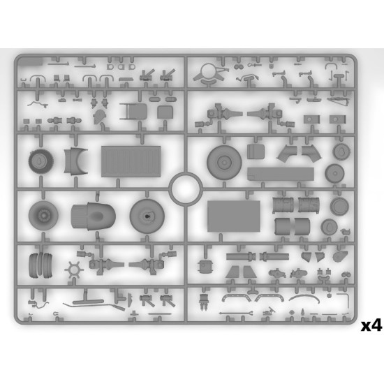 Icm 53057 1/35 Ch-54a Tarhe With Universal Military Pod Plastic Model Kit