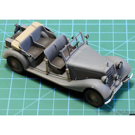 Master Box 35101 1/35 Polizei Kuebelsitzwagen Ab 1937 German Military Car Ww Ii Era