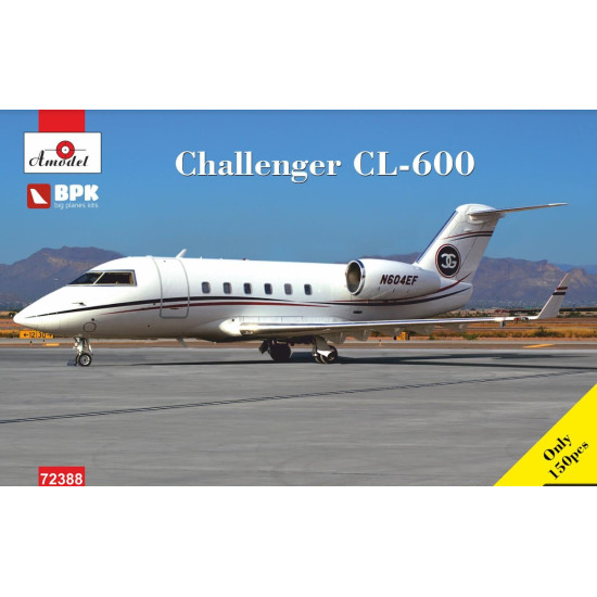 Amodel 72388 1/72 Challenger Cl 600 Plastic Model Aircraft