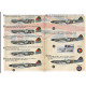 Print Scale 72-517 1/72 Decal For Supermarine Spitfire Xiv High Backs Over Europe The Complete Set 2 Leaf