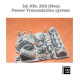 Sbs 3d038 1/35 Sd.kfz. 250 Neu Power Transmission System Resin Kit