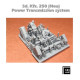 Sbs 3d038 1/35 Sd.kfz. 250 Neu Power Transmission System Resin Kit