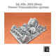 Sbs 3d038 1/35 Sd.kfz. 250 Neu Power Transmission System Resin Kit