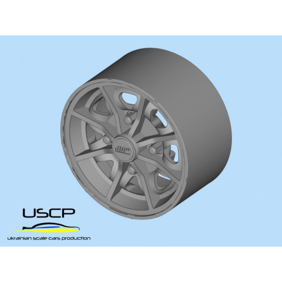 Uscp 24p184 1/24 Resin Wheels 10 Inch Jbw D1 Mini Cooper For Hasegawa Aoshima Fujimi Tamiya