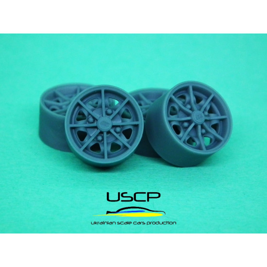 Uscp 24p184 1/24 Resin Wheels 10 Inch Jbw D1 Mini Cooper For Hasegawa Aoshima Fujimi Tamiya