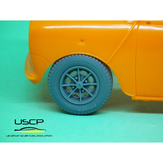 Uscp 24p184 1/24 Resin Wheels 10 Inch Jbw D1 Mini Cooper For Hasegawa Aoshima Fujimi Tamiya