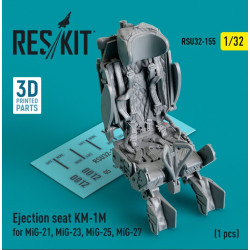 Reskit Rsu32-0155 1/32 Ejection Seat Km 1m For Mig21 Mig23 Mig25 Mig27 1 Pcs 3d Printed