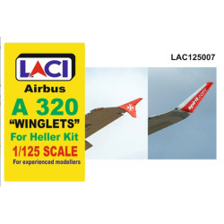 Laci 125007 1/125 Airbus A320 Winglets Sharklets For Heller Resin Kit