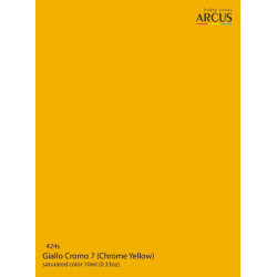 Arcus A424 Acrylic Paint Giallo Cromo 7 Chrome Yellow Saturated Color