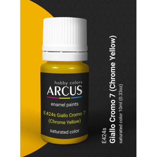 Arcus A424 Acrylic Paint Giallo Cromo 7 Chrome Yellow Saturated Color