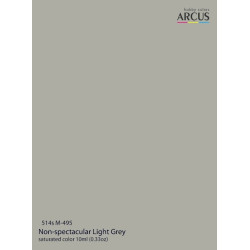 Arcus A514 Acrylic Paint M495 Non-spectacular Light Gray Saturated Color