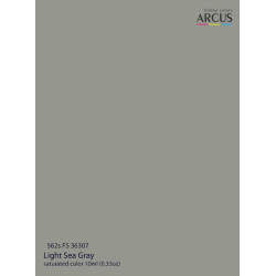 Arcus A562 Acrylic Paint Fs 36307 Light Sea Gray Saturated Color