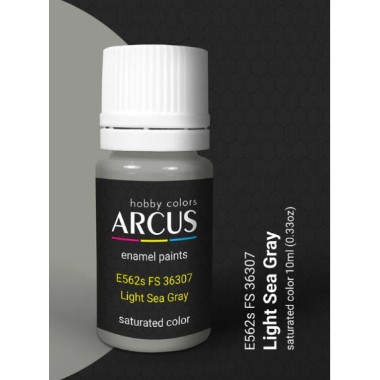 Arcus A562 Acrylic Paint Fs 36307 Light Sea Gray Saturated Color