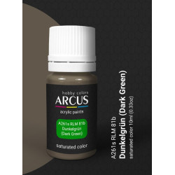 Arcus A261 Acrylic Paint Rlm 81b Dunkelgrun Saturated Color