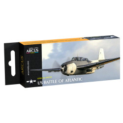 Arcus A5099 Acrylic Paints Set Us Battle Of Atlantic 6 Colors In Set 10ml