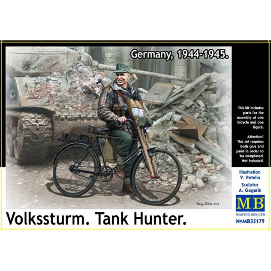 Master Box 35179 1/35 Volkssturm Tank Hunter Germany 1944 1945 Figures Model Kit