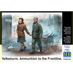 Master Box 35182 1/35 Volkssturm Ammunition To The Frontline Plastic Model Kit
