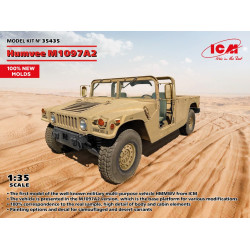 Icm 35435 1/35 Humvee M1097a2 100 New Molds Plastic Model Kit