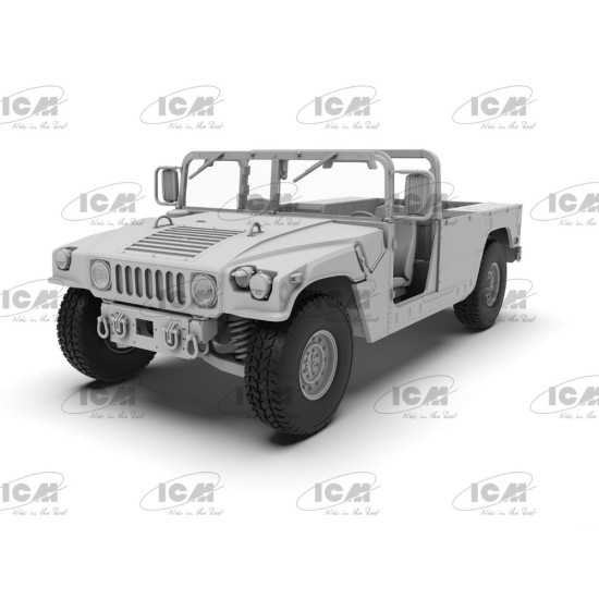 Icm 35435 1/35 Humvee M1097a2 100 New Molds Plastic Model Kit