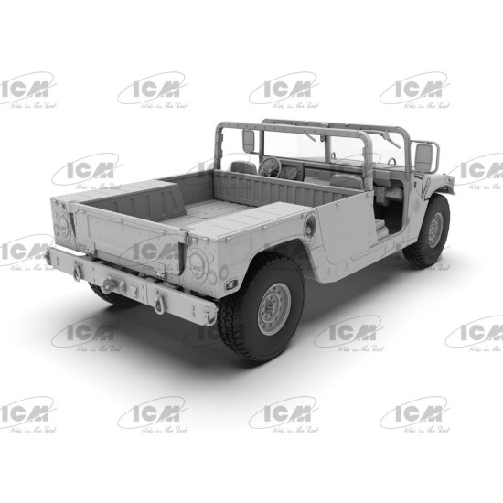 Icm 35435 1/35 Humvee M1097a2 100 New Molds Plastic Model Kit