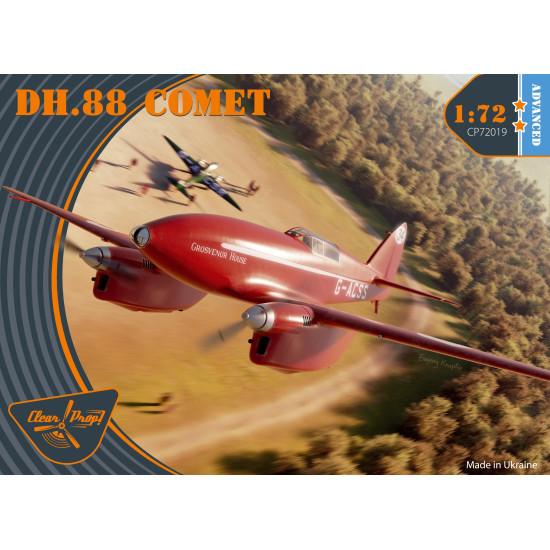 Clear Prop 72019 1/72 Dh.88 Comet Plastic Model Aircraft