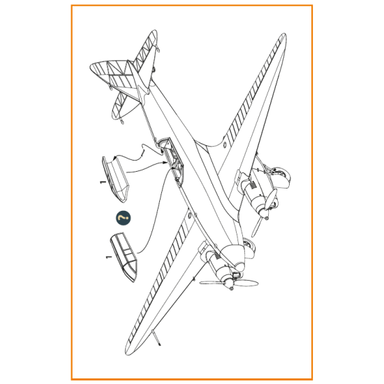 Clear Prop Cpa72042 1/72 Dh.88 Comet Vacuum Formed Canopy For Cp Kits