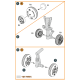 Clear Prop Cpa72123 1/72 Emb 145 Wheel Set For A Model Kits