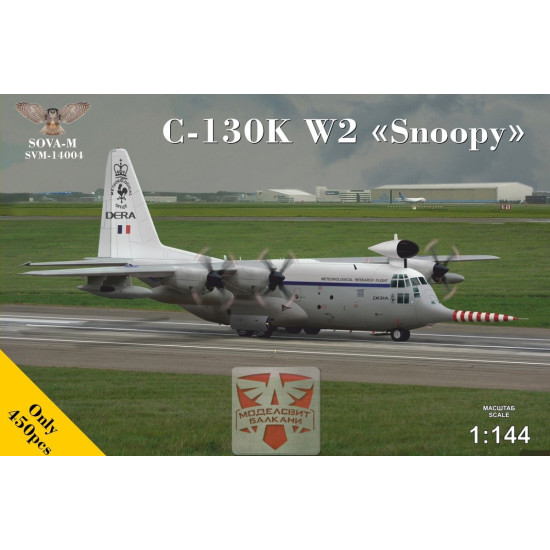 Sova Model 14004 1/144 C 130 Snopy Plastic Model Kit