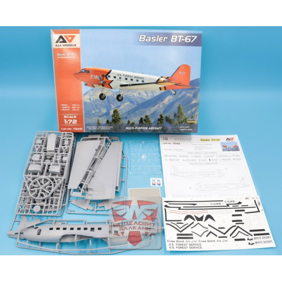 Aa Models 7242 1/72 Bt 67 Basler Dakota Plastic Model Kit