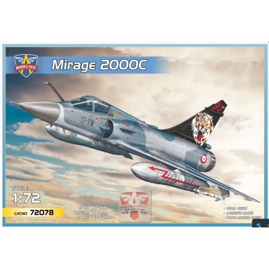 Model Svit 72078 1/72 Mirage 2000c Ec 1.12 Cambresis Squadron Plastic Model Kit