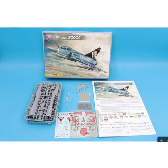 Model Svit 72078 1/72 Mirage 2000c Ec 1.12 Cambresis Squadron Plastic Model Kit