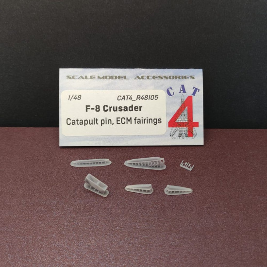 Cat4-r48105 1/48 F 8 Crusader Catapult Pin Ecm Fairings Resin Model