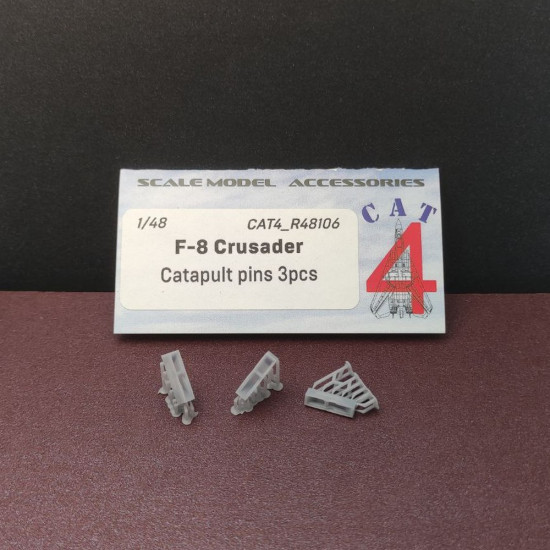 Cat4-r48106 1/48 F 8 Crusader Catapult Pins 3pcs Resin Model