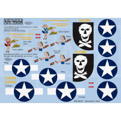 Kits World Kw148267 1/48 Decal For Consolidated B 24d Liberator