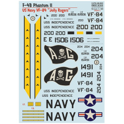 Print Scale 48-300 1/48 F 4b Phantom Ii Us Navy Vf 84 Jolly Rogers
