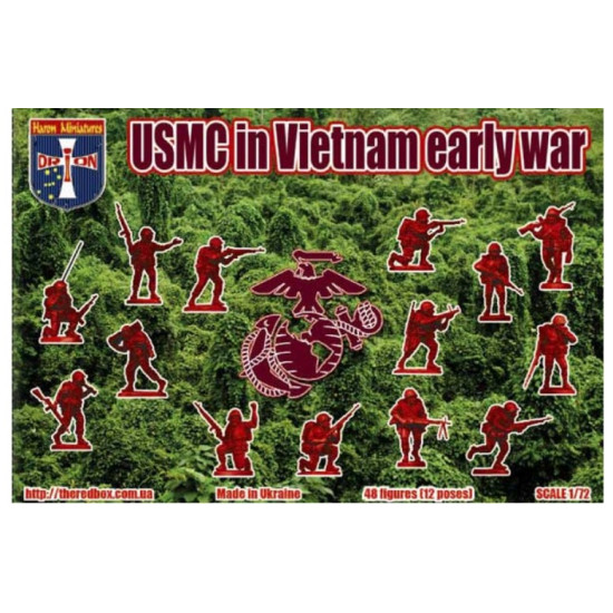 Orion 72068 1/72 Usmc In Vietnam Early War Plastic Model Kit