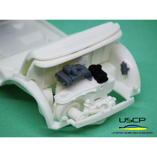 Uscp 24a091 1/24 Resin Abarth 695 Weber Carburetor For Tamiya Fiat