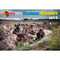 Mars Figures 72143 1/72 Ukrainian Defenders Set 2 40 Figures / 8 Poses