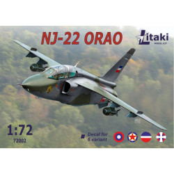 Litaki 72002 1/72 Nj-22 Orao Attack Aircraft Plastic Model Kit