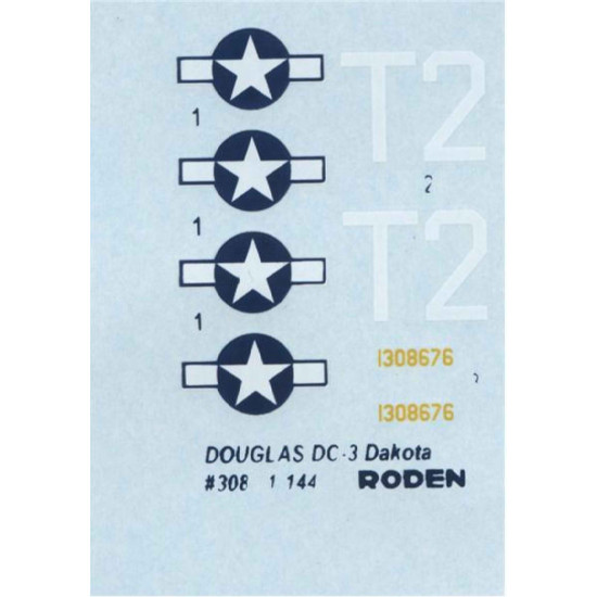 Douglas C-47 Skytrain 1/144 Roden 308